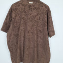 Second-Hand - Lorna Jane Espresso Dusty Palm Towelling Oversized Skirt Size M - SwapUp