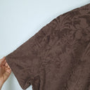 Second-Hand - Lorna Jane Espresso Dusty Palm Towelling Oversized Skirt Size M - SwapUp