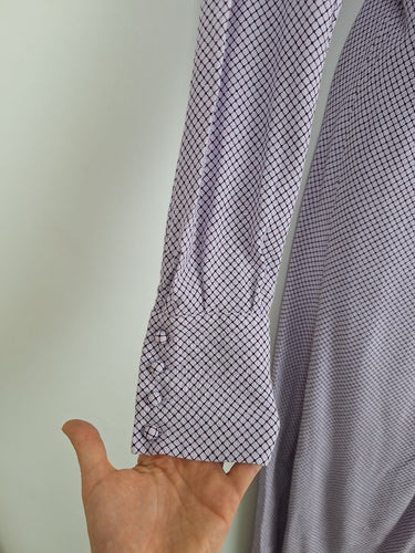 Second-Hand - Equipment Lavender Diamond Wrap Dress Size 6 - SwapUp