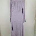 Second-Hand - Equipment Lavender Diamond Wrap Dress Size 6 - SwapUp