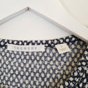 Second-Hand - Trenery Navy Patterned Weekender Top Size S - SwapUp