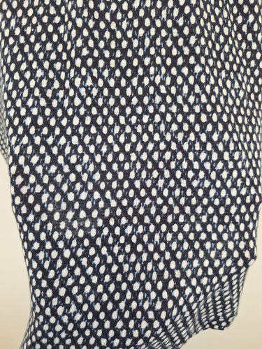 Second-Hand - Trenery Navy Patterned Weekender Top Size S - SwapUp