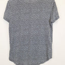 Second-Hand - Trenery Navy Patterned Weekender Top Size S - SwapUp