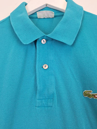 Second-Hand - Lacoste Aqua Preppy Cotton Polo T-shirt Size 16 - SwapUp