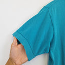 Second-Hand - Lacoste Aqua Preppy Cotton Polo T-shirt Size 16 - SwapUp