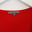 Second-Hand - Tani Crimson Scooped Soft T-shirt Size 14 - SwapUp