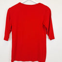 Second-Hand - Tani Crimson Scooped Soft T-shirt Size 14 - SwapUp