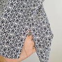 Second-Hand - Trenery Timeless Navy Print Silk Top Size XS - SwapUp