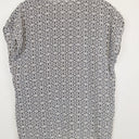 Second-Hand - Trenery Timeless Navy Print Silk Top Size XS - SwapUp