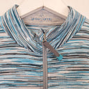 Second-Hand - Green Lamb Mottled Half Zip Activewear Top Size XL - SwapUp