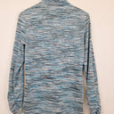 Second-Hand - Green Lamb Mottled Half Zip Activewear Top Size XL - SwapUp