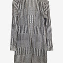 Second-Hand - Metalicus Trans Seasonal Long Grid Cardigan Size S - SwapUp
