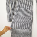 Second-Hand - Metalicus Trans Seasonal Long Grid Cardigan Size S - SwapUp