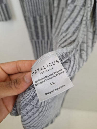 Second-Hand - Metalicus Trans Seasonal Long Grid Cardigan Size S - SwapUp