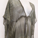 Second-Hand - Frockk Dreamy Sheer Kaftan Overshirt Top Size OSFA - SwapUp