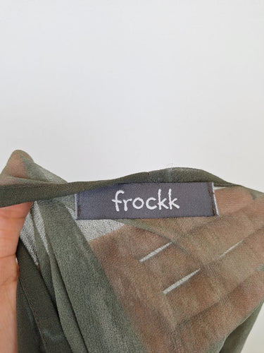 Second-Hand - Frockk Dreamy Sheer Kaftan Overshirt Top Size OSFA - SwapUp