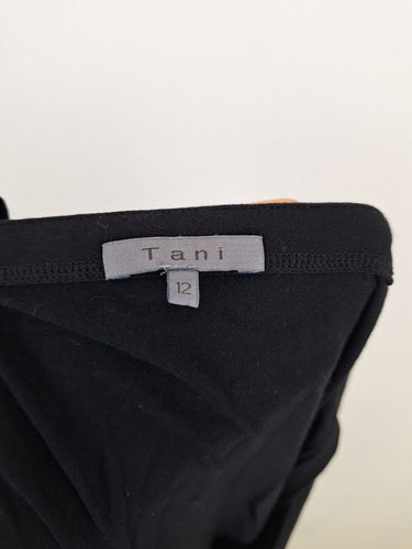 Second-Hand - Tani Soft Midnight Blue Jersey Dress Size 12 - SwapUp