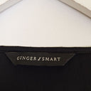 Second-Hand - Ginger & Smart Playful Abstract Silk Top Size 8 - SwapUp