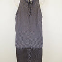 Second-Hand - Scanlan Theodore Geometric Patterned Halter Mini Dress Size S/M - SwapUp