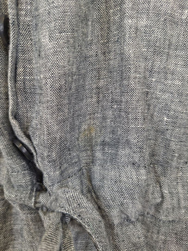 Second-Hand - Gorman Casual Grey Button Up Linen Playsuit Size S - SwapUp