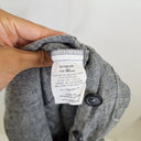 Second-Hand - Gorman Casual Grey Button Up Linen Playsuit Size S - SwapUp