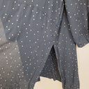 Second-Hand - Ganni Midnight Blue Polka Flowy Cape Size S - SwapUp