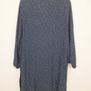 Second-Hand - Ganni Midnight Blue Polka Flowy Cape Size S - SwapUp