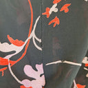 Second-Hand - Scanlan Theodore Sheer Floral Ruffle Knee Length Skirt Size 8 - SwapUp