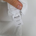 Second-Hand - Seed Panelled Light Weight Sleeveless T-shirt Size S - SwapUp
