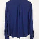 Second-Hand - Country Road Cobalt Military Style Button Up Shirt Size S - SwapUp