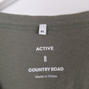 Second-Hand - Country Road Sage Netted Active Top Size XS - SwapUp