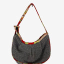 Second-Hand - Assorted Brands Handcrafted Denim Mini Hobo Bag - SwapUp