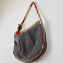 Second-Hand - Assorted Brands Handcrafted Denim Mini Hobo Bag - SwapUp