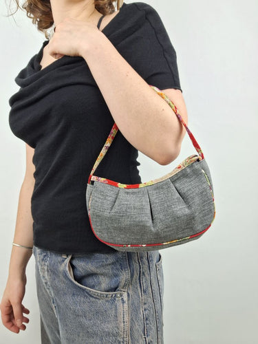 Second-Hand - Assorted Brands Handcrafted Denim Mini Hobo Bag - SwapUp