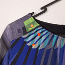 Second-Hand - Ginger & Smart Playful Abstract Silk Top Size 8 - SwapUp