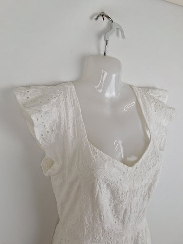 Second-Hand - Jaase Pretty Summer Days Broderie Maxi Dress Size S - SwapUp