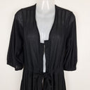 Second-Hand - Boo Radley Bohemian Semi Sheer Belted Cardigan Size M - SwapUp