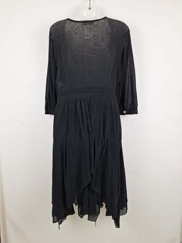 Second-Hand - Boo Radley Bohemian Semi Sheer Belted Cardigan Size M - SwapUp
