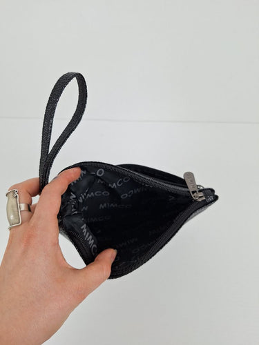 Second-Hand - Mimco Fun Sparkle Small Branded Wristlet - SwapUp