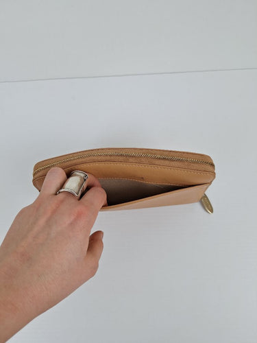 Second-Hand - Oroton Nude Saffiano Zip Around Multi Compartment Wallet - SwapUp