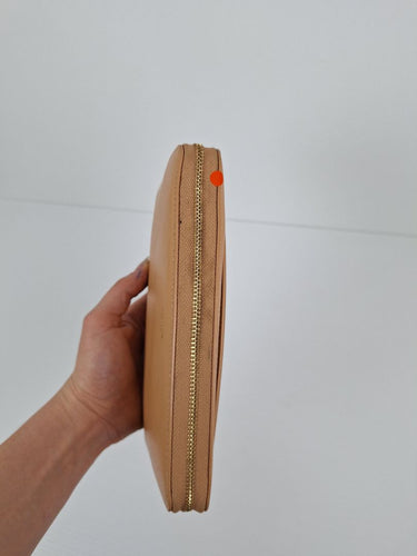 Second-Hand - Oroton Nude Saffiano Zip Around Multi Compartment Wallet - SwapUp
