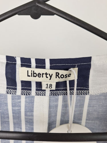 Second-Hand - Liberty Rose Maxi Line Shift Dress Size 18 - SwapUp