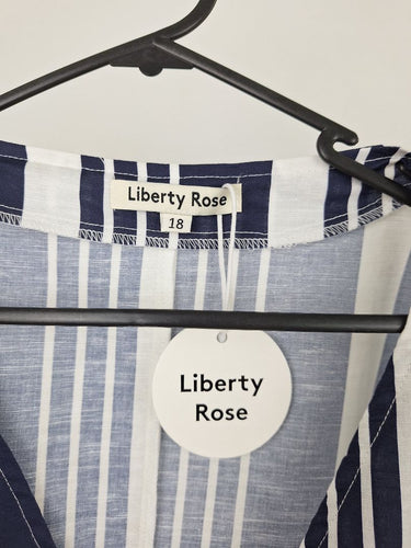 Second-Hand - Liberty Rose Maxi Line Shift Dress Size 18 - SwapUp