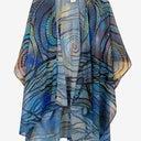 Second-Hand - Assorted Brands Sheer Spiral & Dot Cardigan Size OSFA - SwapUp