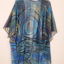 Second-Hand - Assorted Brands Sheer Spiral & Dot Cardigan Size OSFA - SwapUp