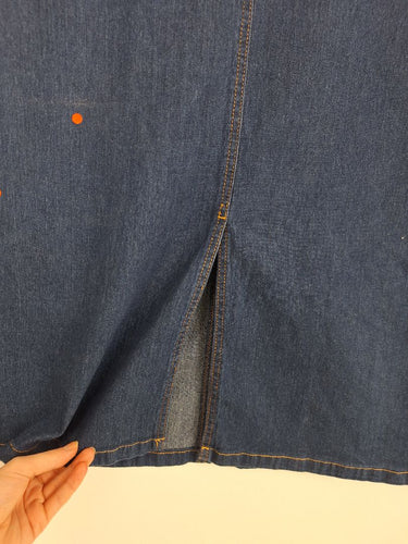 Second-Hand - Fella Hamilton Classic Indigo Denim Skirt Size 22 - SwapUp