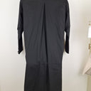Second-Hand - Lee Mathews Black Wide Cuff Poplin Shirt Dress Size 10 - SwapUp