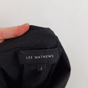 Second-Hand - Lee Mathews Black Wide Cuff Poplin Shirt Dress Size 10 - SwapUp
