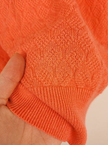 Second-Hand - Marcs Coral Knit Everyday Top Size M - SwapUp
