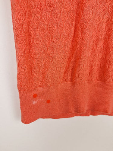 Second-Hand - Marcs Coral Knit Everyday Top Size M - SwapUp